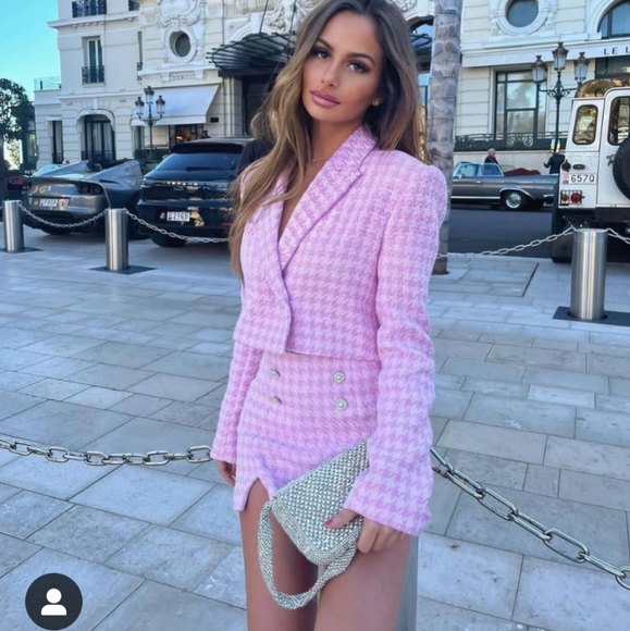 Zara 2pcs Cropped blazer + skort - Picture 2 of 16